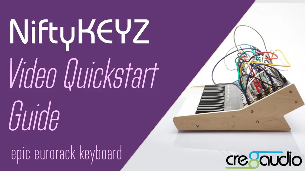 NiftyKEYZ by Cre8audio - An epic eurorack keyboard case — Cre8audio
